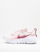Nike Crater Impact Sneakers In Pink And Burgundy