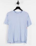 Asos 4505 Oversized T-shirt In Cotton - Mblue-blues
