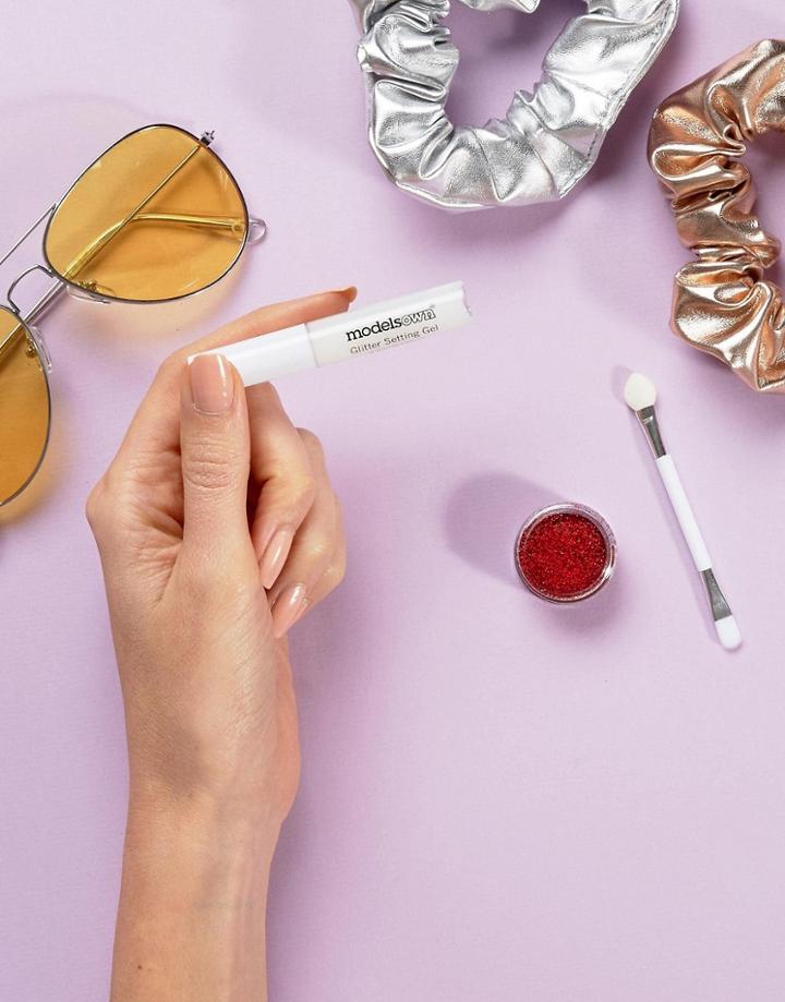 Models Own Limited Editon Celestial Glitter Lip Kit - Red