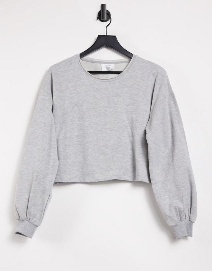 Chelsea Peers Lounge Sweatshirt In Gray-grey