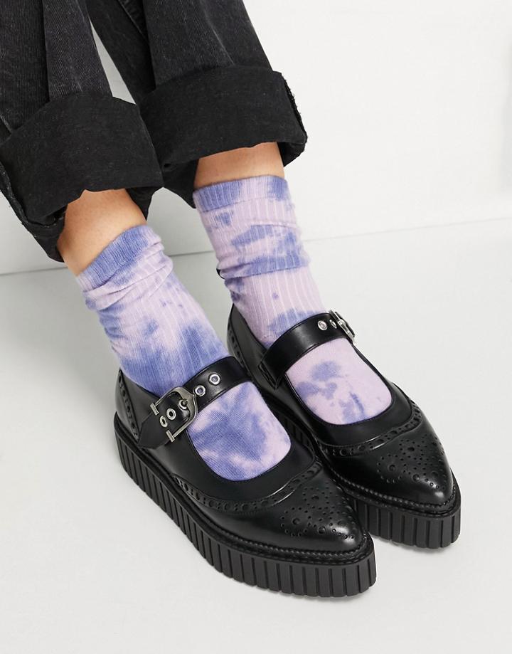 Lamoda Flat Shoes With Buckle In Black