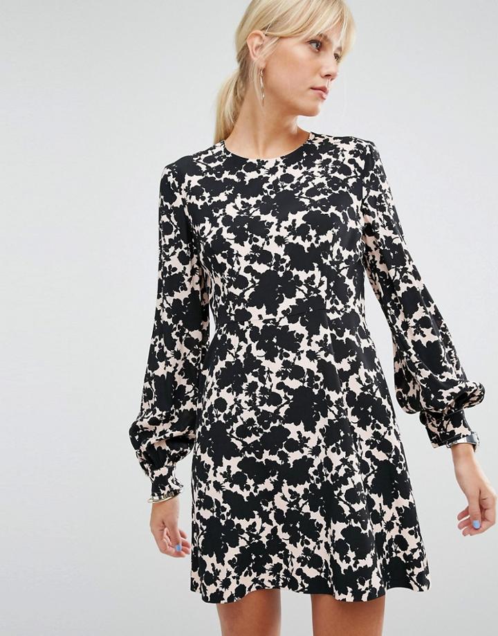 Sportmax Code Dress In Floral Print - Pink