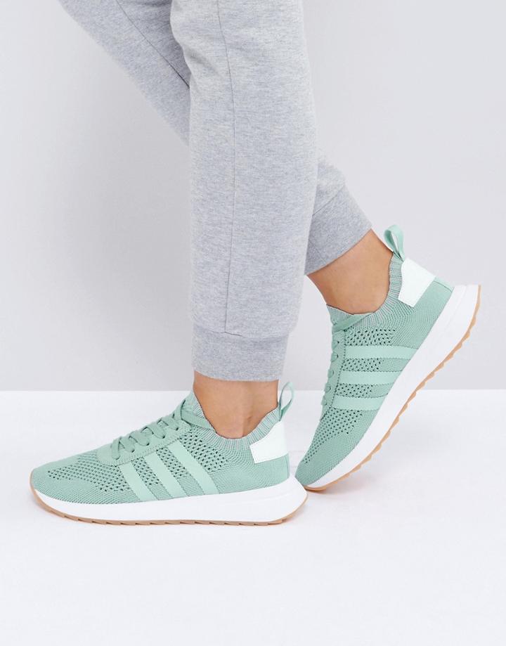 Adidas Originals Flb Mid Winter Sneaker In Sage Green - Green