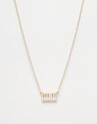 Asos Piano Necklace - Gold