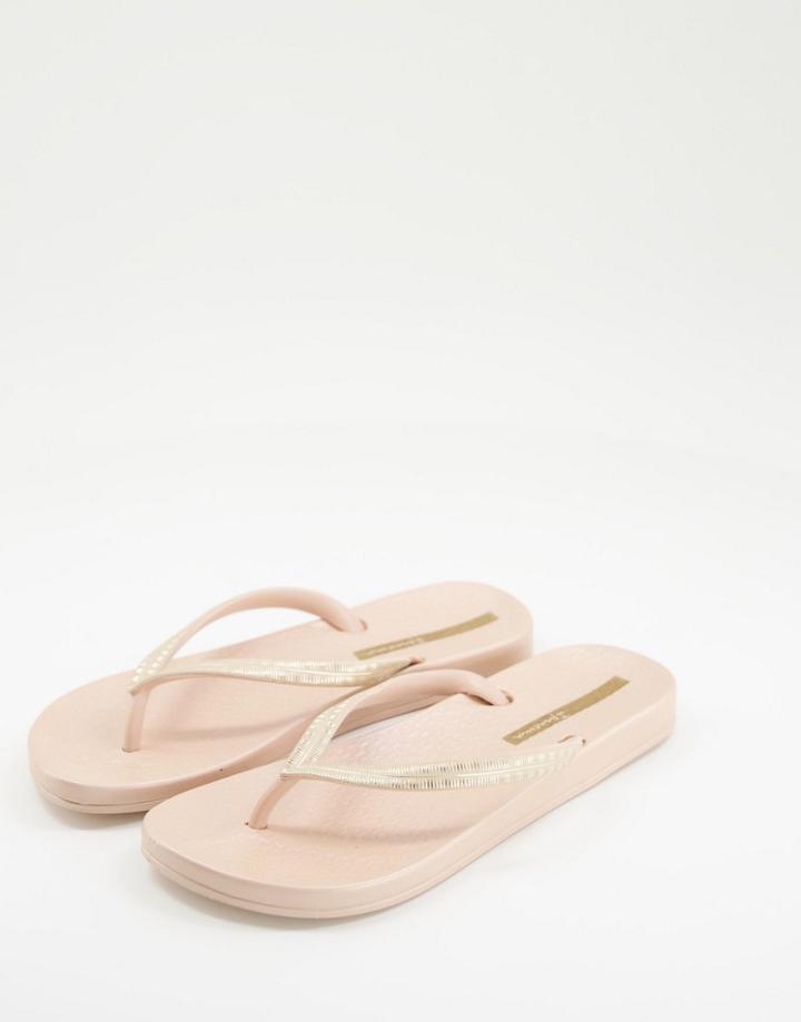 Ipanema Anatomica Flip Flops In Blush-pink