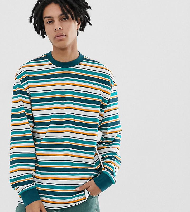 Collusion Striped Long Sleeve T-shirt