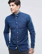 Minimum Button Down Shirt Pocket - Navy