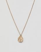 Asos Icon Charm Cluster Necklace - Gold