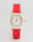 Tommy Hilfiger Nina Watch In Red - Red
