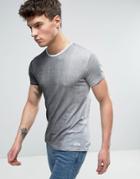 Solid T-shirt In Gradient - Gray