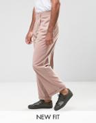 Asos Wide Leg Smart Pants Pink - Pink