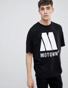 Asos Design Motown Oversized T-shirt - Black