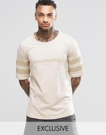 Underated Logo T-shirt - Sand