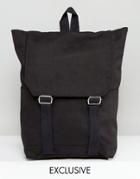 Reclaimed Vintage Backpack In Black - Black