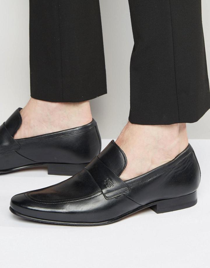 Ted Baker Fotiu Leather Loafers - Black