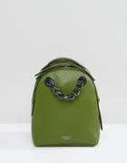 Fiorelli Anouk Mini Backpack In Green With Chain Detail - Green
