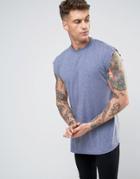 Another Influence Sleevless T-shirt - Blue