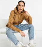 Only Tall Hoodie Set In Tan-neutral