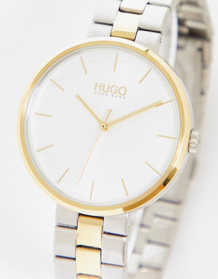 Hugo Mix Metal Bracelet Watch In Multi 1510101