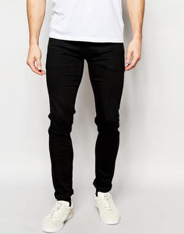 Pepe Jeans Powerflex Finsbury Superstretch Skinny Fit City Slick Black - Black