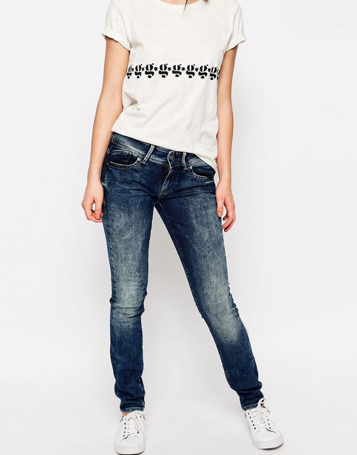 G Star Lynn Mid Skinny Jeans 32 - Med Aged 32