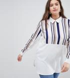 Ax Paris Plus Paneled Shirt - Multi