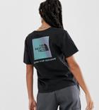 The North Face Boxed Out T-shirt In Black/iridescent - Black