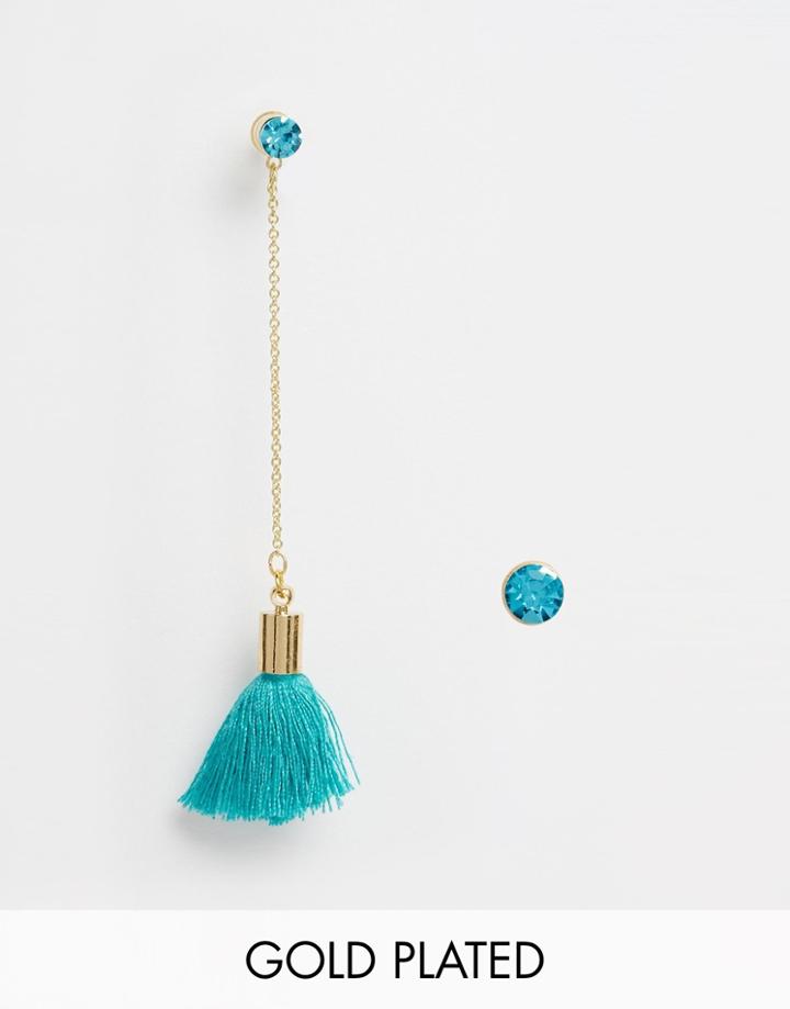 Johnny Loves Rosie Ella Tassle Earrings - Blue