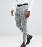 Noak Super Skinny Suit Pants In Jersey - Gray