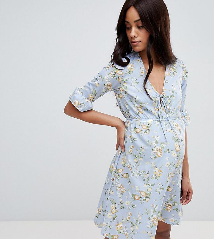 New Look Maternity Printed Dress - Black