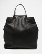 Asos Double Handle Shopper Bag - Black