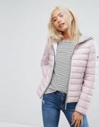 Esprit Lightweight Hooded Padded Jacket - Pink