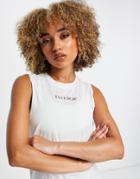 Elle Sport Signature Cotton Touch Tank Top In White