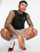 Soul Star Sleeveless T-shirt Tank In Black