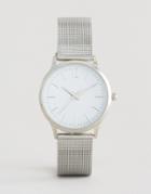New Look Mesh Strap Watch - Silver
