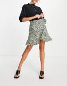 Envii Rosanna Mini Skirt In Multicoloured Ditsy Print