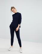 Micha Louge Ribbed Jogger - Navy