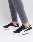 Puma Breaker Leather Sneakers In Black 36607801 - Black