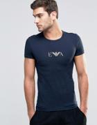 Emporio Armani T-shirt In Extreme Muscle Fit - Navy