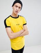 Sixth June Muscle T-shirt In Yellow - Yellow