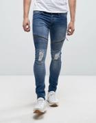 Loyalty And Faith Super Skinny Stretch Arundel Jeans In Midwash - Blue