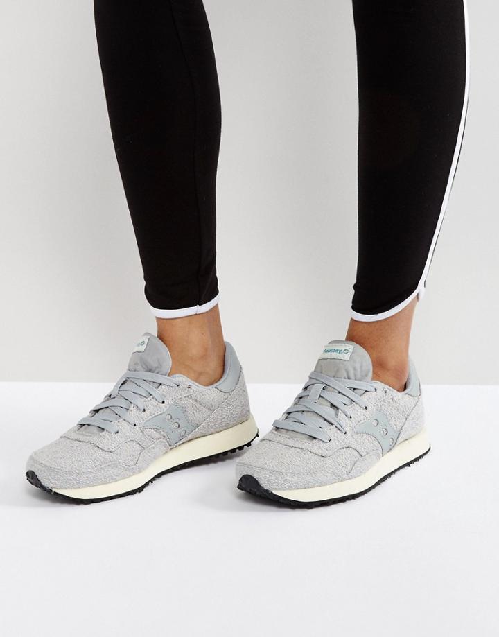 Saucony Knit Sneakers In Gray - Gray
