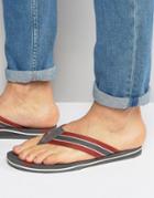 Timberland Logo Flip Flops - Gray