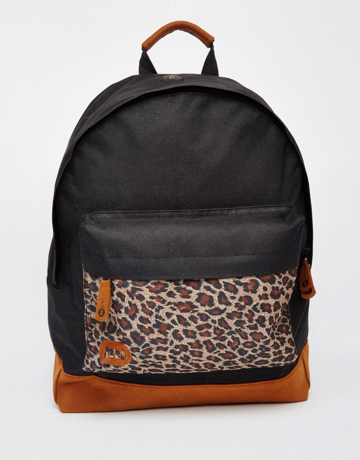 Mi-pac Leopard Backpack - Black