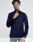 Heart And Dagger Shirt In Cord - Navy