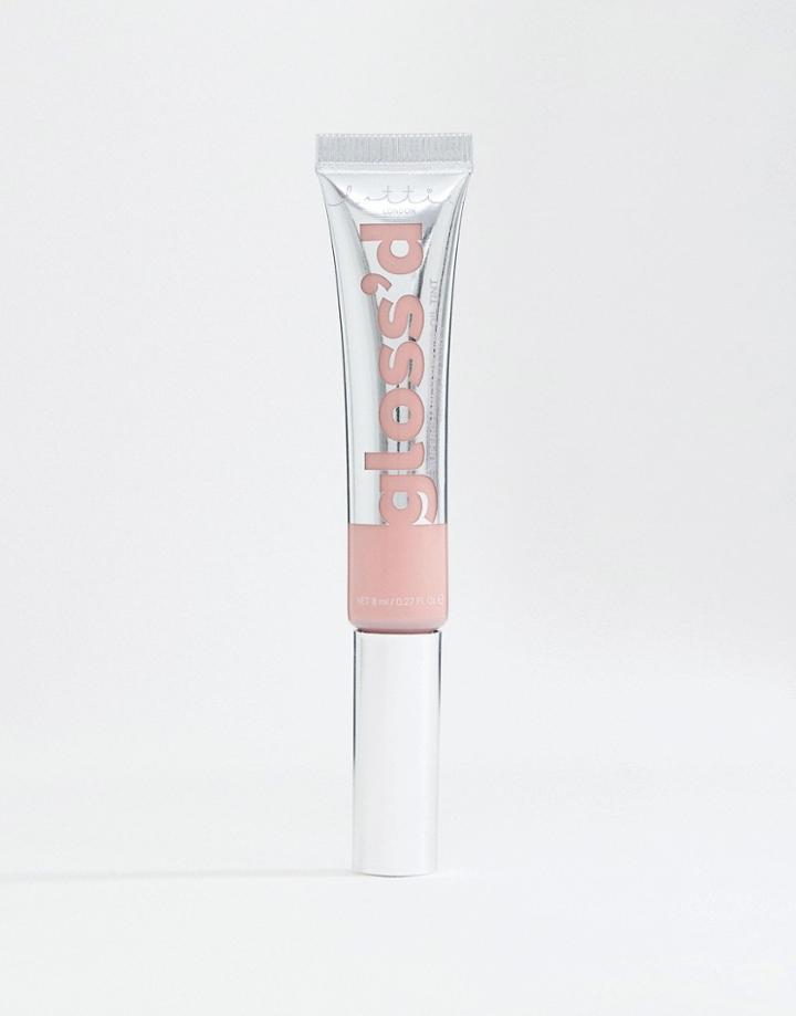 Lottie London Gloss'd Supercharged Lip Gloss Oil - Drenched-pink