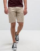 Jack & Jones Intelligence Chino Shorts In Regular Fit With Ditsy Print - Stone
