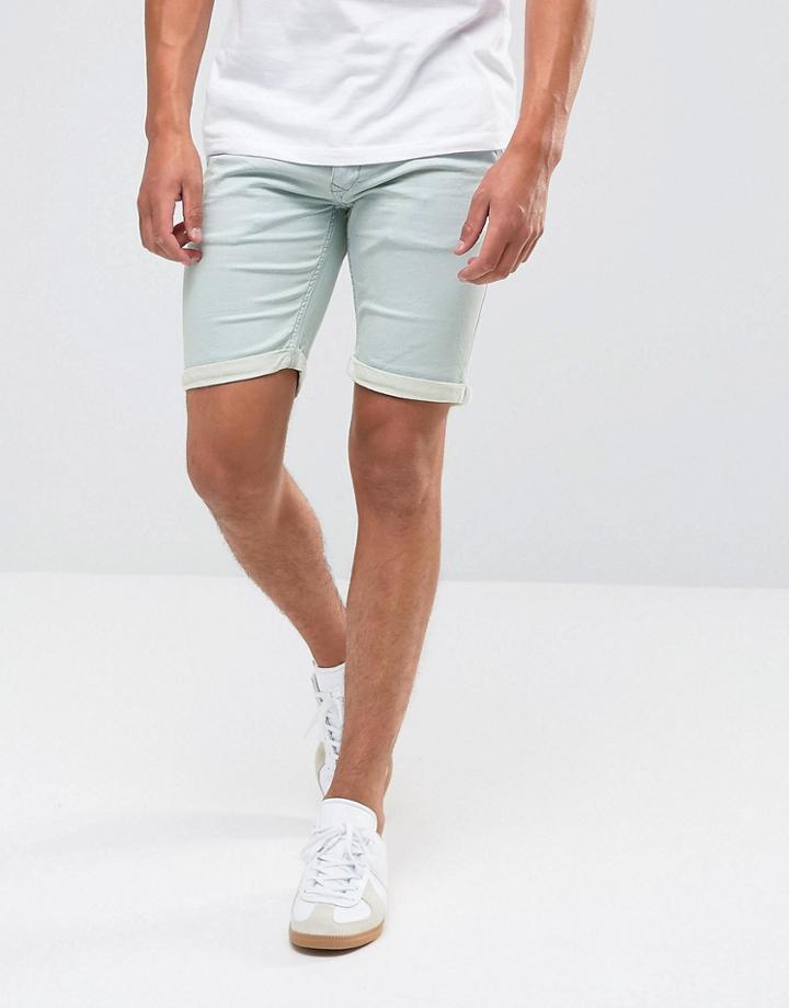 Blend Jogg Denim Short Pale Blue - Blue