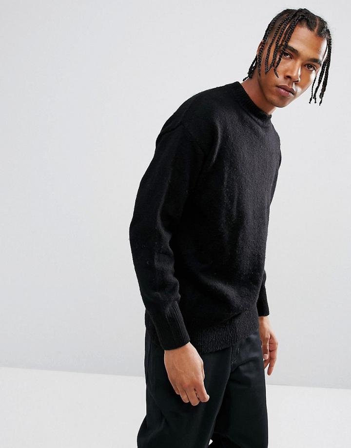 Weekday Knitted Sweater - Black
