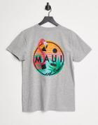 Maui & Sons Mingo Cookie Oversized T-shirt In Gray-grey